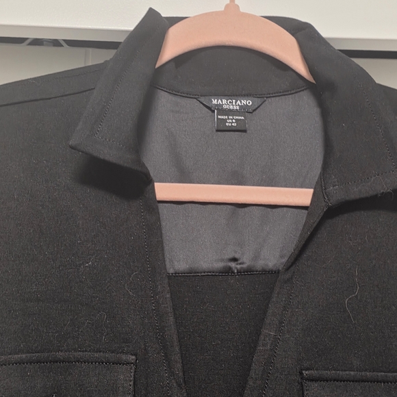 Marciano Classic Black Button-Up Jumpsuit - Picture 3 of 6